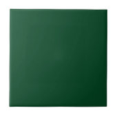 Solid Evergreen Green Ceramic Tile Tegeltje (Voorkant)