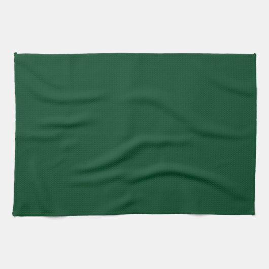 Solid Evergreen Green Kitchen Towel Theedoek (Horizontaal)