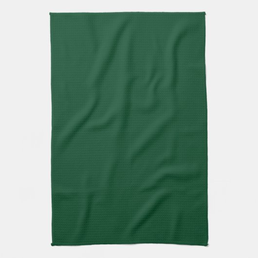 Solid Evergreen Green Kitchen Towel Theedoek (Verticaal)