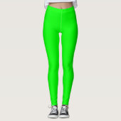 Solid Fluo Green Decor op Leggings (Voorkant)