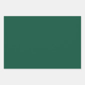 Solid Forest donkergroen Inpakpapier Vel (Voorkant 3)
