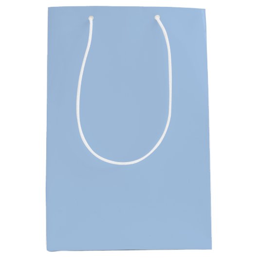 Solid French Blue Gift Bag Medium Cadeauzakje (Voorkant)