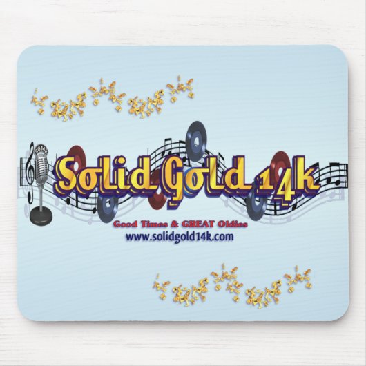 Solid Gold 14.000 Mousepad Muismat (Voorkant)