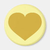 Solid Gold Heart Magneet (Voorkant)