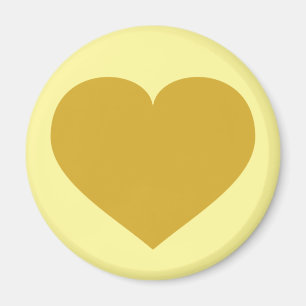 Solid Gold Heart Magneet