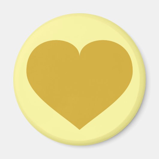 Solid Gold Heart Magneet (Voorkant)