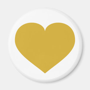 Solid Gold Heart Magneet