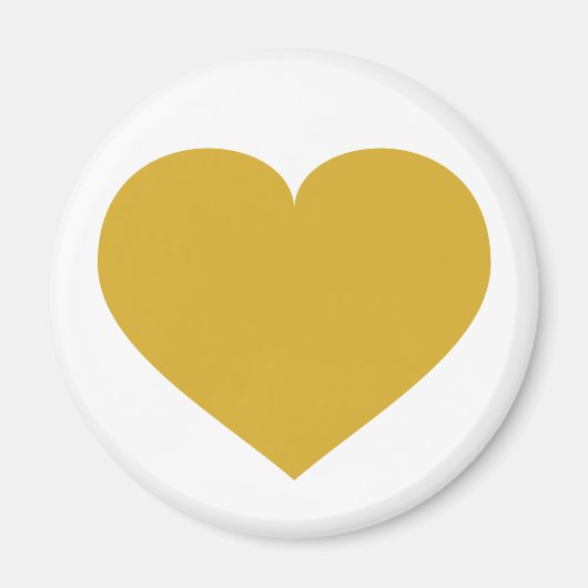 Solid Gold Heart Magneet (Voorkant)
