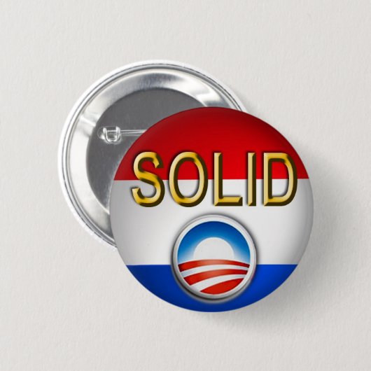 Solid Gold Ronde Button 5,7 Cm (Voorkant /achterkant)