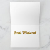 'Solid Gold' Verjaardag Kaart (Binnen)