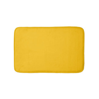 Solid Golden Honey Yellow Badmat