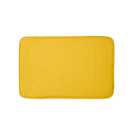 Solid Golden Honey Yellow Badmat (Voorkant)