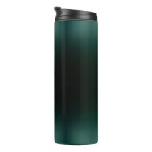 Solid Gradient Pattern | Dark Emerald Ombre Thermosbeker (Geroteerd rechts)