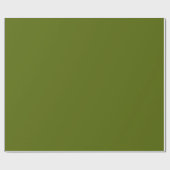 Solid Green, gekleurd Cadeaupapier (Vlak)