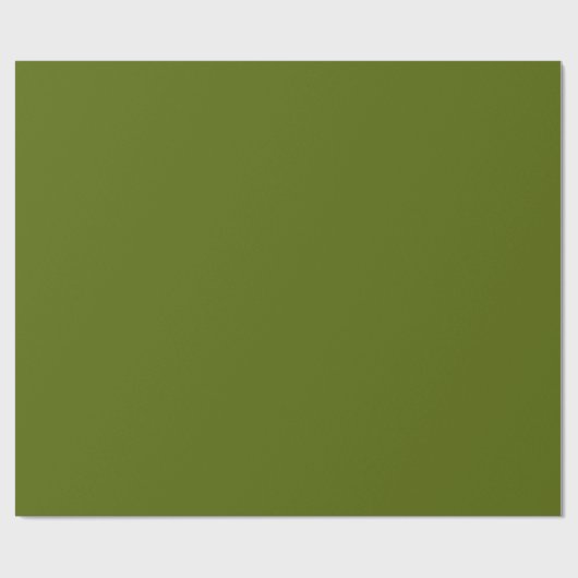 Solid Green, gekleurd Cadeaupapier (Vlak)