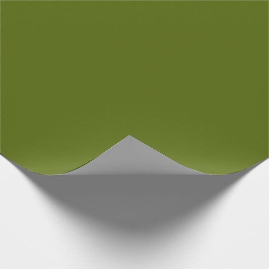 Solid Green, gekleurd Cadeaupapier (Hoek)