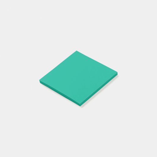 Solid Green kleur | Hex# 00b091 Post-it® Notes (Schuin)