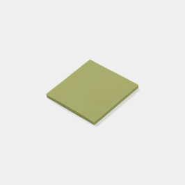 Solid Green kleur | Hex# 8D9440 Post-it® Notes