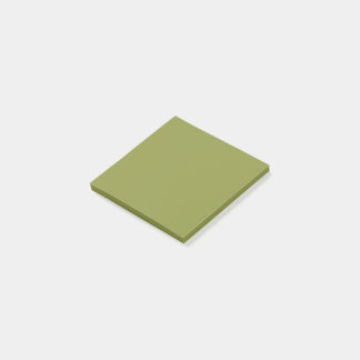 Solid Green kleur | Hex# 8D9440 Post-it® Notes