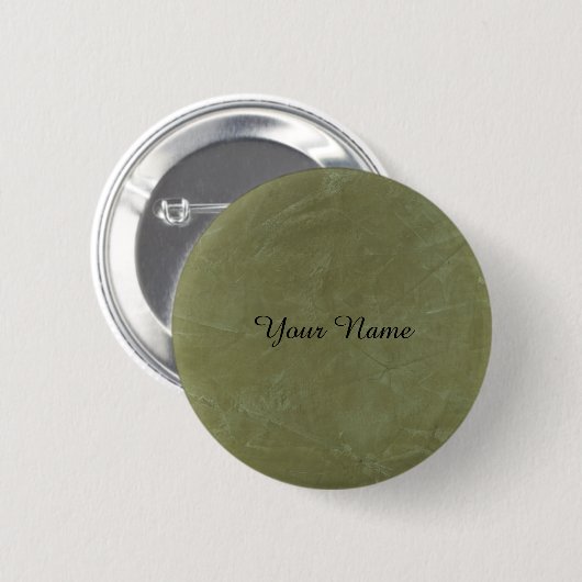 Solid Green Ronde Button 5,7 Cm (Voorkant /achterkant)