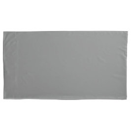 Solid Grey King Pillow Case for Modern Bedrooms Kussensloop