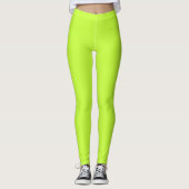 Solid, helder, groen licht voor limoen leggings (Voorkant)