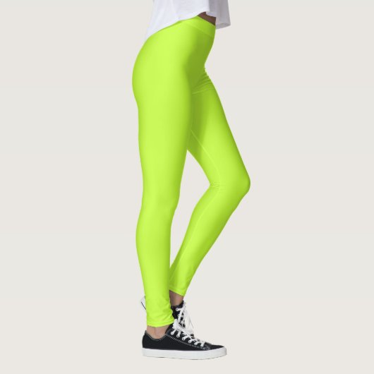 Solid, helder, groen licht voor limoen leggings (Rechts)