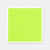 Solid, helder, groen licht voor limoen servet (Voorkant)