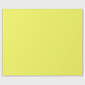 Solid, helder, zoet citroengeel cadeaupapier (Vlak)