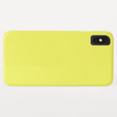 Solid, helder, zoet citroengeel Case-Mate iPhone case (Achterkant (horizontaal))