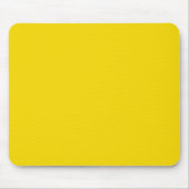 Solid heldere lichtgele bliksem muismat (Voorkant)