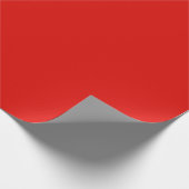 Solid Holly Red Cadeaupapier (Hoek)