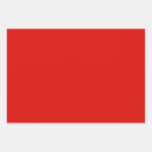 Solid Holly Red Inpakpapier Vel (Voorkant 2)