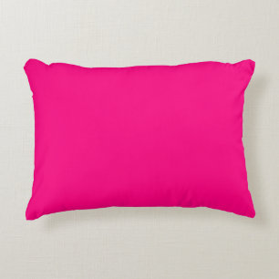 Solid Hot Pink Accent Pillow Decoratief Kussen