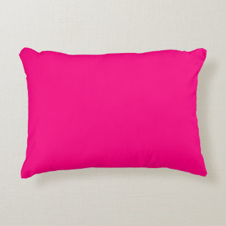 Solid Hot Pink Accent Pillow Decoratief Kussen