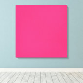 SOLID HOT PINK ACHTERGROND SJABLOON TEXTURE WALLPA CANVAS AFDRUK (Insitu (Houten vloer))
