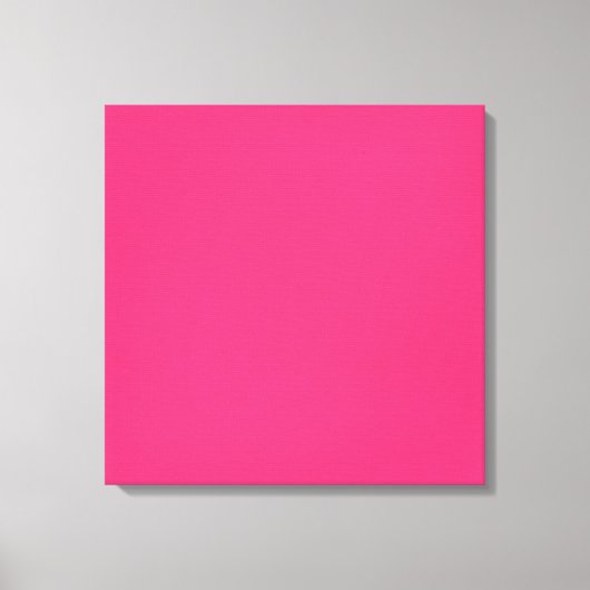 SOLID HOT PINK ACHTERGROND SJABLOON TEXTURE WALLPA CANVAS AFDRUK (Voorkant)