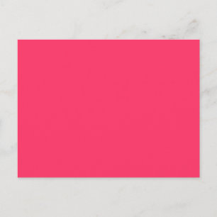 Solid Hot Pink Achtergrondkleur FF3366 Achtergrond Briefkaart