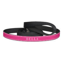 Solid Hot Pink kleur met persoonlijke naam