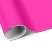 Solid Hot Roze Cadeaupapier (Rol Hoek)