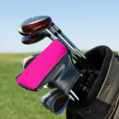 Solid Hot Roze Golfheadcover (Insitu)