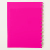 Solid Hot Roze Planner (Achterkant)