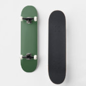 Solid Hunter Green Persoonlijk Skateboard (Voorkant)