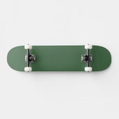 Solid Hunter Green Persoonlijk Skateboard (Horizontaal)