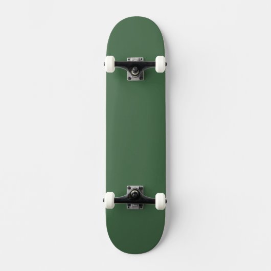 Solid Hunter Green Persoonlijk Skateboard (Voorkant)
