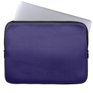 Solid Indigo Blauw Elegant Modern Minimalistisch E Laptop Sleeve