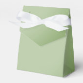 Solid Jade Green Celadon Bedankdoosjes (Voorkant Zijde)