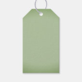 Solid Jade Green Celadon Cadeaulabel (Voorkant)