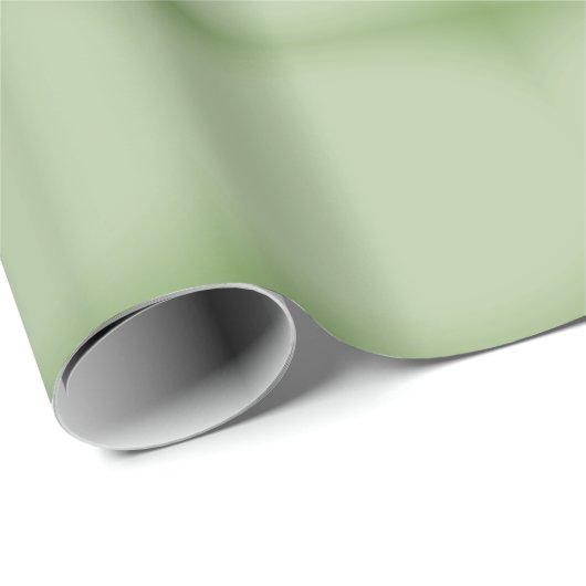 Solid Jade Green Celadon Cadeaupapier (Rol Hoek)