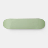 Solid Jade Green Celadon Persoonlijk Skateboard (Horizontaal)